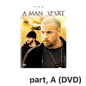 Vin diesel is a man apart DVD